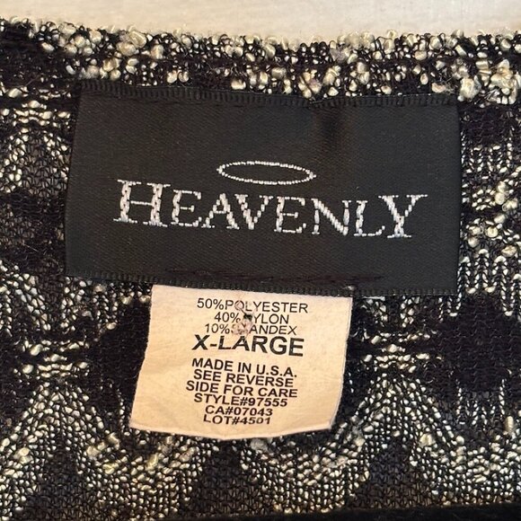 Vintage Black & Tan Textured Knit Top Size XL - Picture 5 of 8